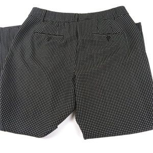 LANE BRYANT Black with white square polka dots dress pants